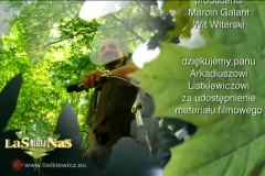 Emisja fragmentów autorskiego filmiku w programie, "Las bliżej nas", 03.06.2012r.