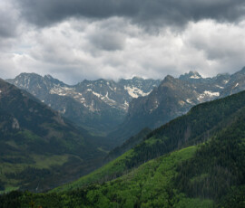 Tatry - widok z Gęsiej Szyi